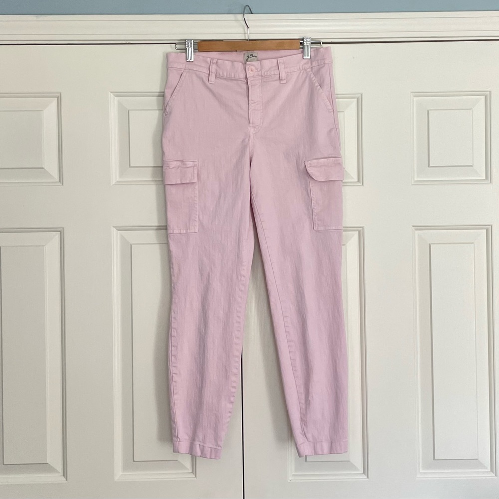 J Crew high-rise skinny washed cargo pants size 29
